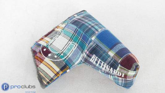 Rare! Bettinardi Blue Patch Madras Blade Headcover - 400449