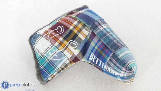 Rare! Bettinardi Blue Patch Madras Blade Headcover - 400453