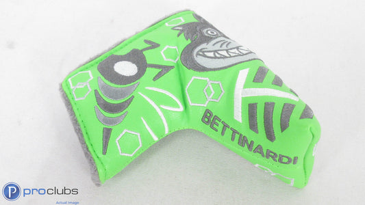 RARE! Bettinardi Lime Multi Icon Blade Putter Headcover- 401030