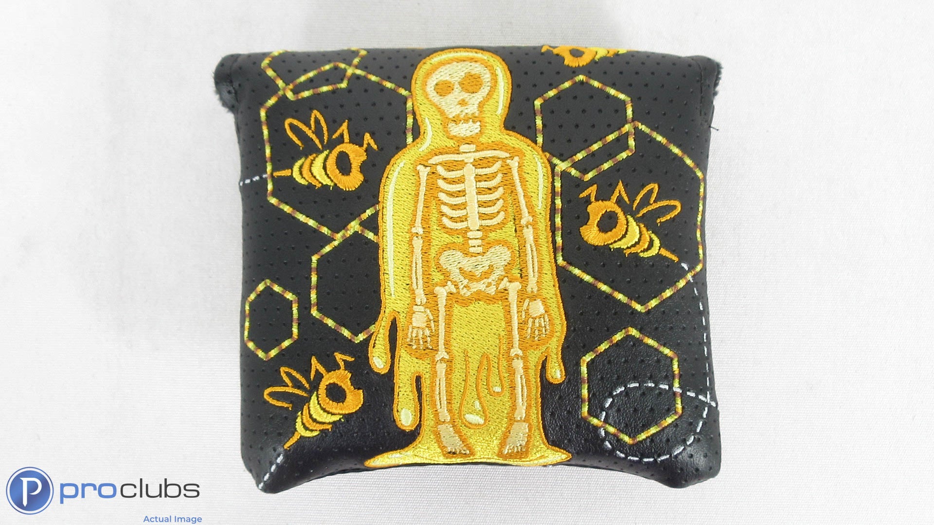 RARE! Bettinardi Honey Covered Skeleton Mallet Putter Headcover- 401018