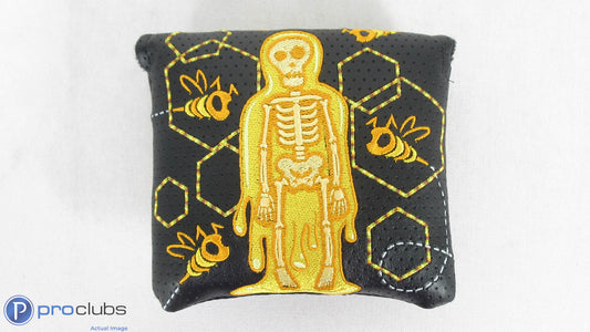 RARE! Bettinardi Honey Covered Skeleton Mallet Putter Headcover- 401018