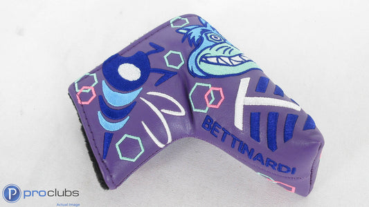 RARE! Bettinardi Purple Multi Icon Blade Putter Headcover- 401072