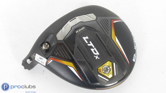 Excellent! Left Handed Cobra King LTDx 15* Fairway 3 Wood -Head Only- 358744