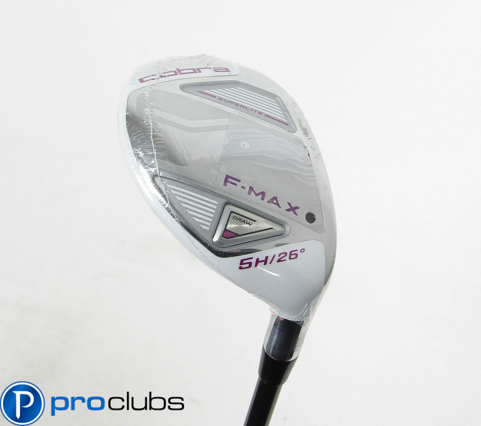 NEW LADIES COBRA F/MAX SUPERLITE WHITE 26* #5 HYBRID WOMEN'S #468543