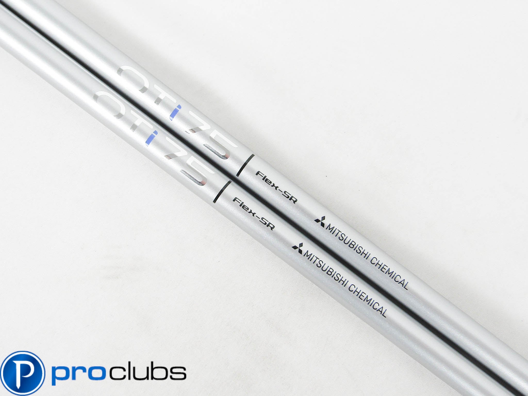 (2) NEW MITSUBISHI OTi 75 SR-FLEX STIFF-REGULAR GRAPHITE IRON SHAFTS #452802