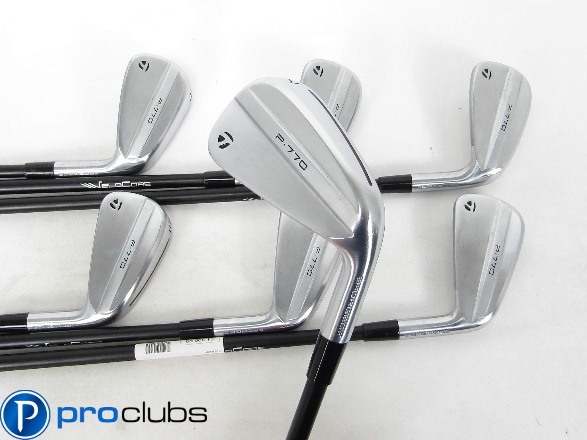 TAYLORMADE '2024 P770 IRONS 4-PW FUJIKURA AXIOM VELOCORE 105 STIFF FLEX (+1/2")