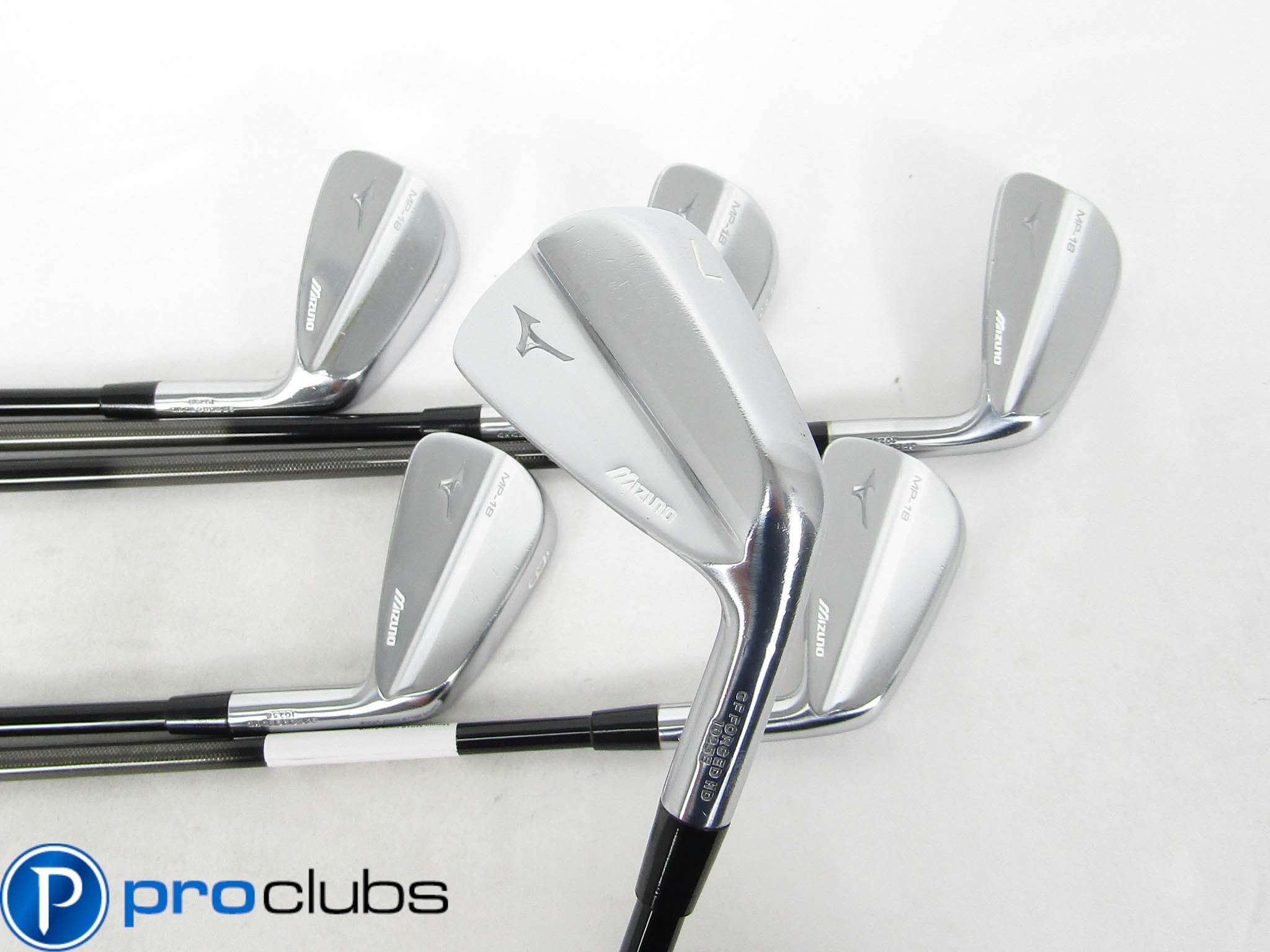 MIZUNO MP-18 FORGED IRONS 5-PW GRAPHITE ACCRA i-SERIES TOUR 100 STIFF FLEX