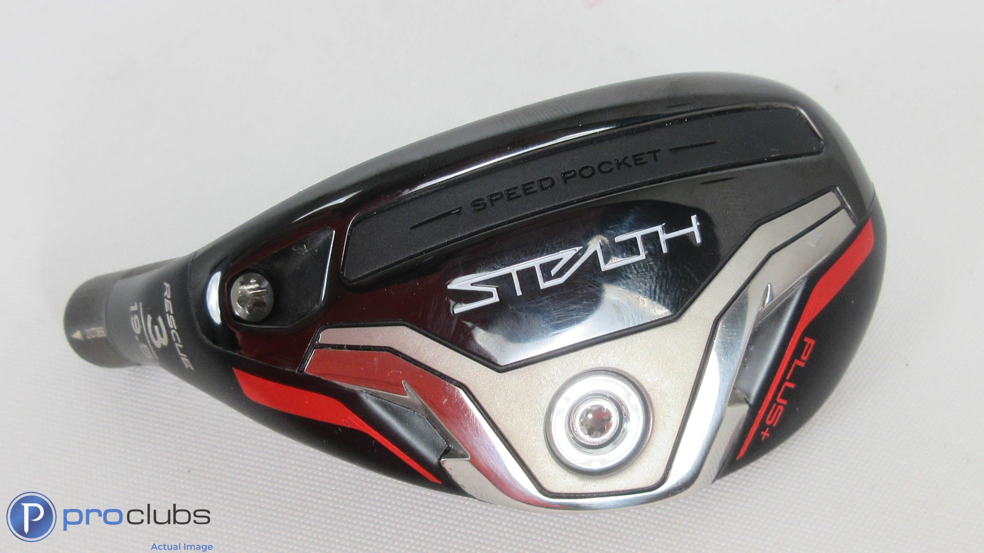Nice! Left Hand TaylorMade Stealth Plus+ Rescue 19.5* 3 Hybrid Head Only 363235