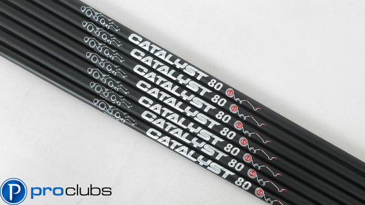 NEW PROJECT X CATALYST 80 6.0 STIFF FLEX GRAPHITE IRON SHAFTS 4-PW .355 (393058)