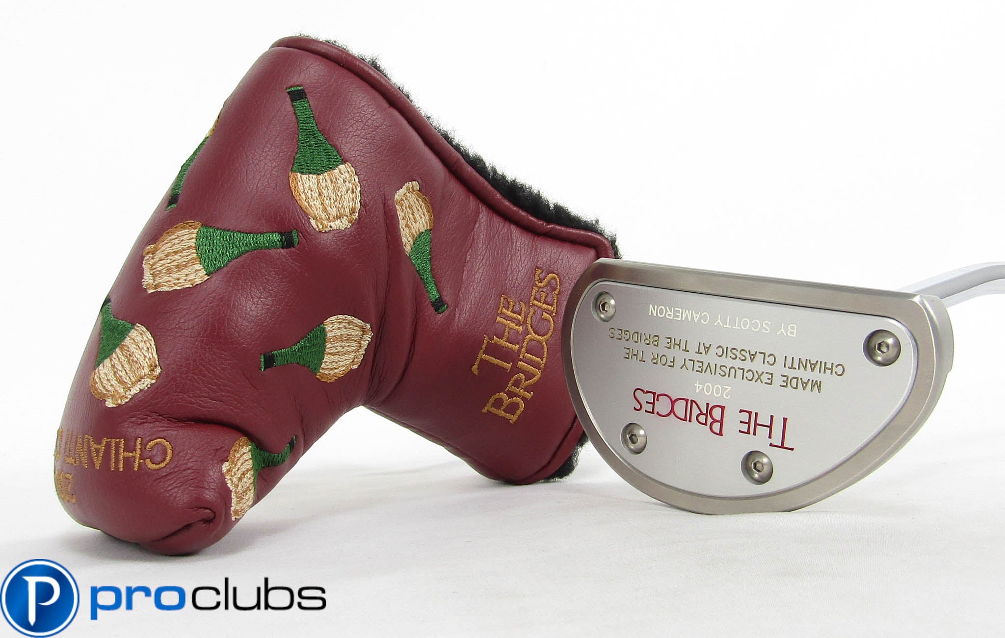NEW SCOTTY CAMERON "THE BRIDGES" 2004 CHIANTI CLASSIC PUTTER 35" w/ HEADCOVER
