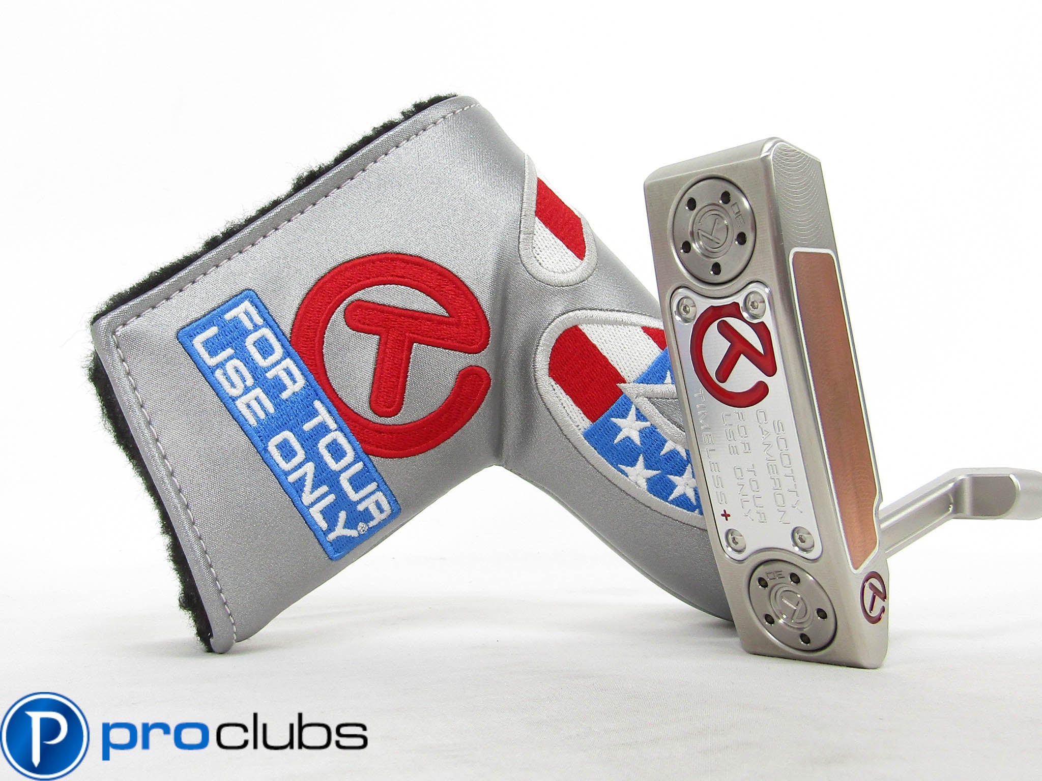 SCOTTY CAMERON TOUR TIMELESS+ BUTTONBACK TERYLLIUM CIRCLE-T PUTTER w/HEADCOVER