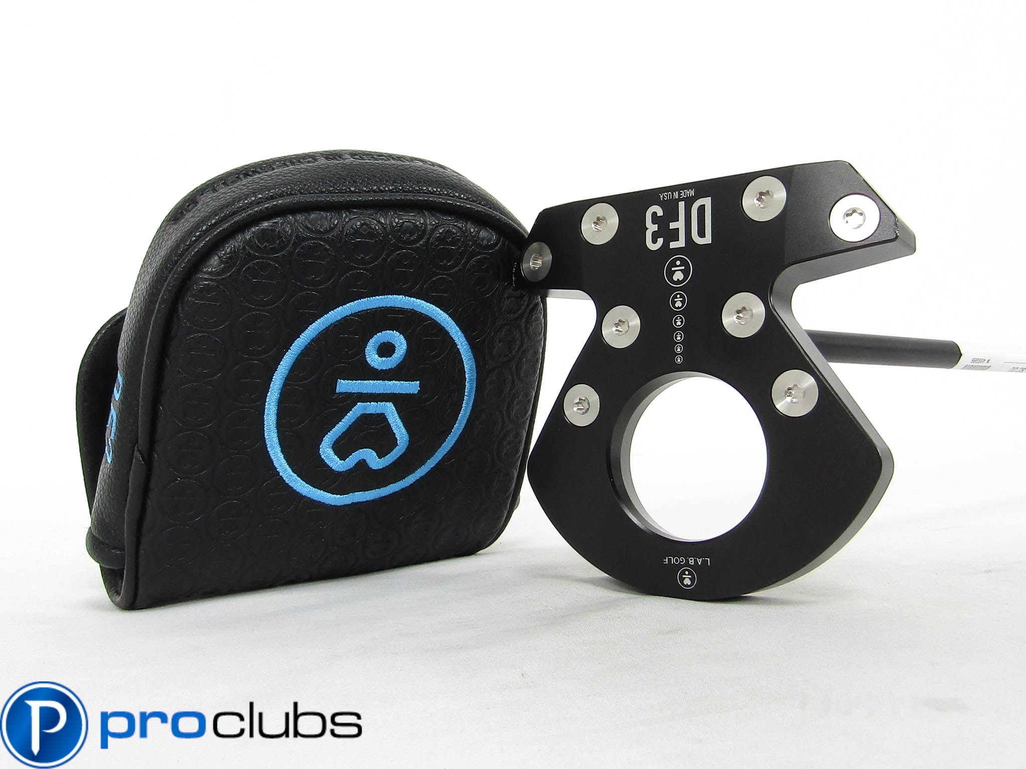 LAB GOLF DF3 (70* LIE) PUTTER 34" BLACK STEEL SHAFT w/HEADCOVER #466988