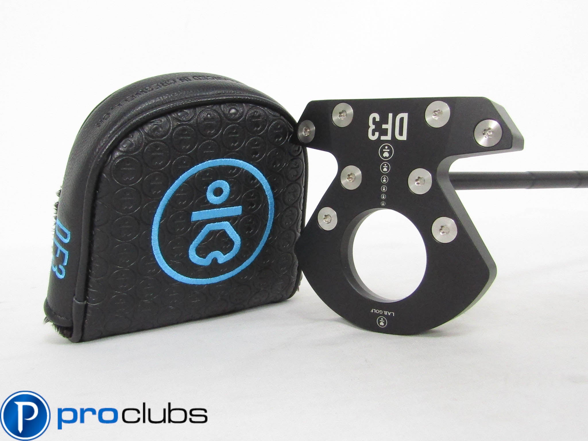 LAB GOLF DF3 (70* LIE) PUTTER 35" BLACK STEEL SHAFT w/HEADCOVER #467576