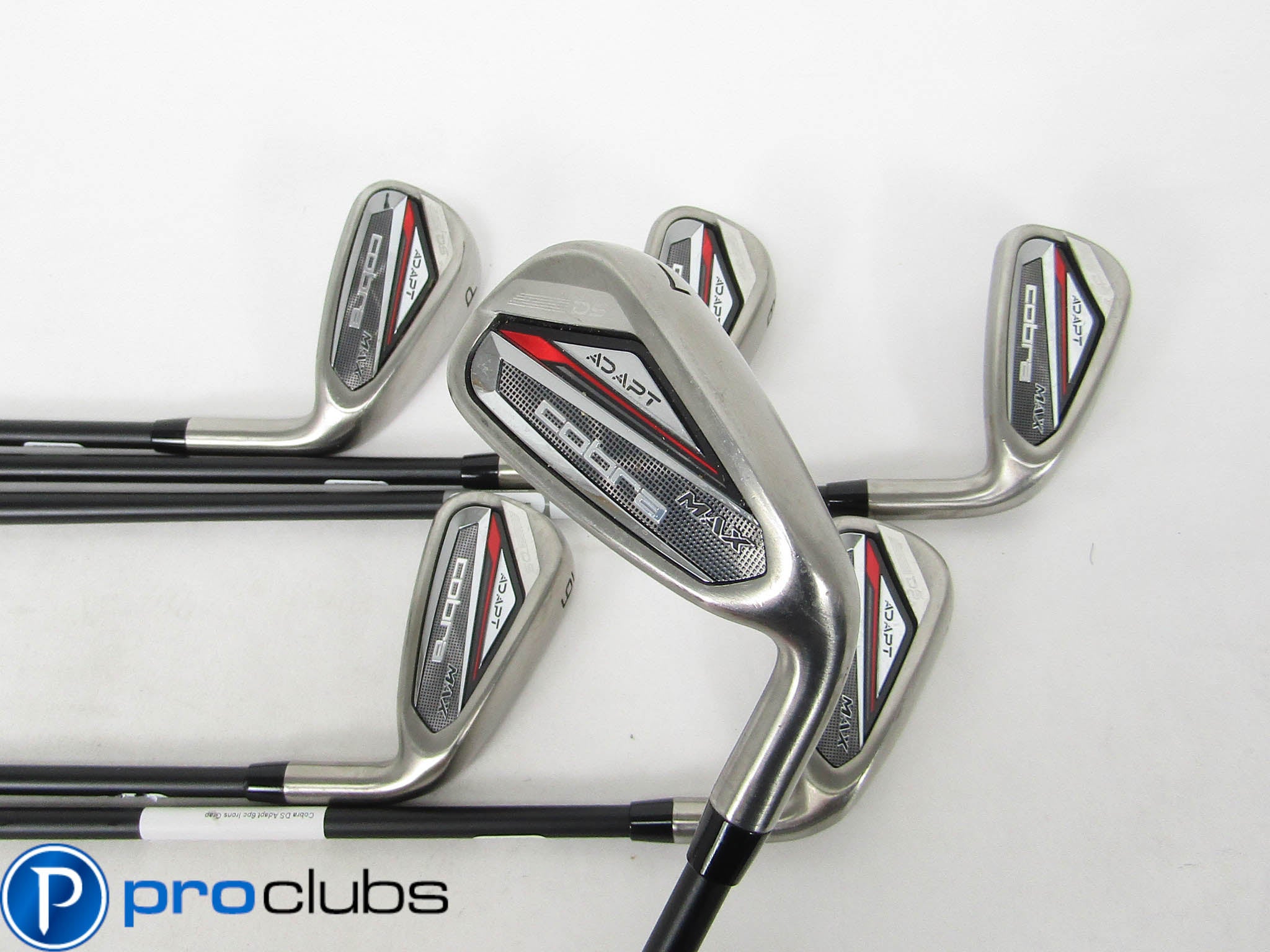 COBRA DS ADAPT MAX IRONS 5-PW GRAPHITE KBS PGI 65 SENIOR FLEX #457457