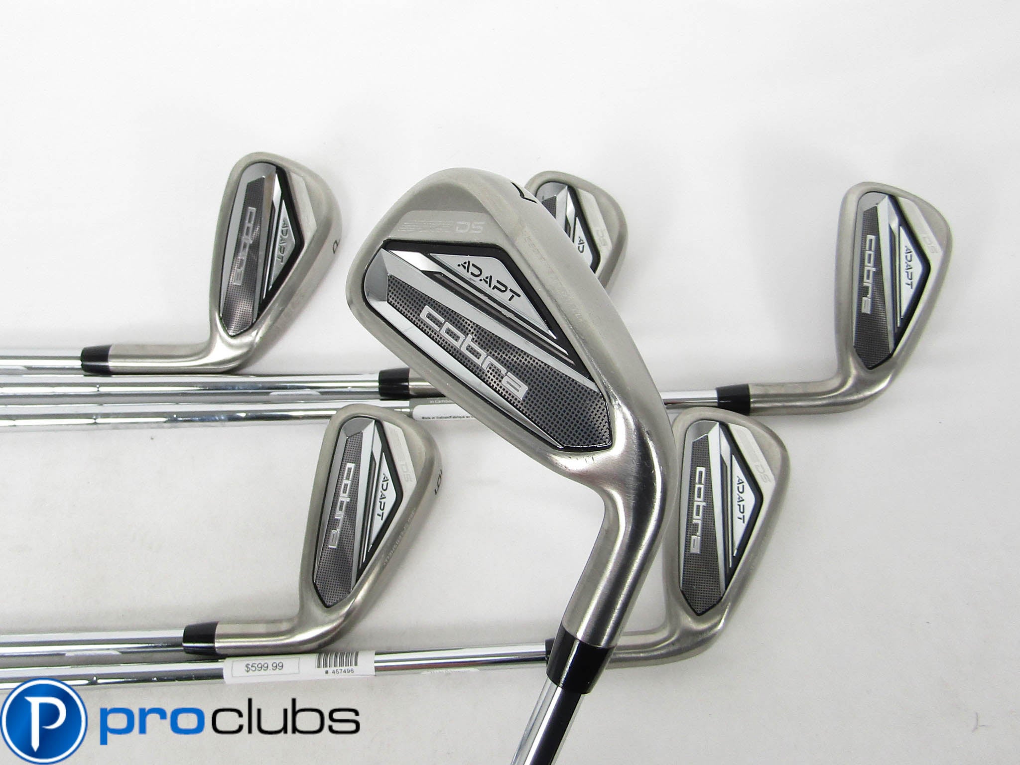 COBRA DS ADAPT IRONS 5-PW STEEL KBS TOUR LITE STIFF FLEX #457496