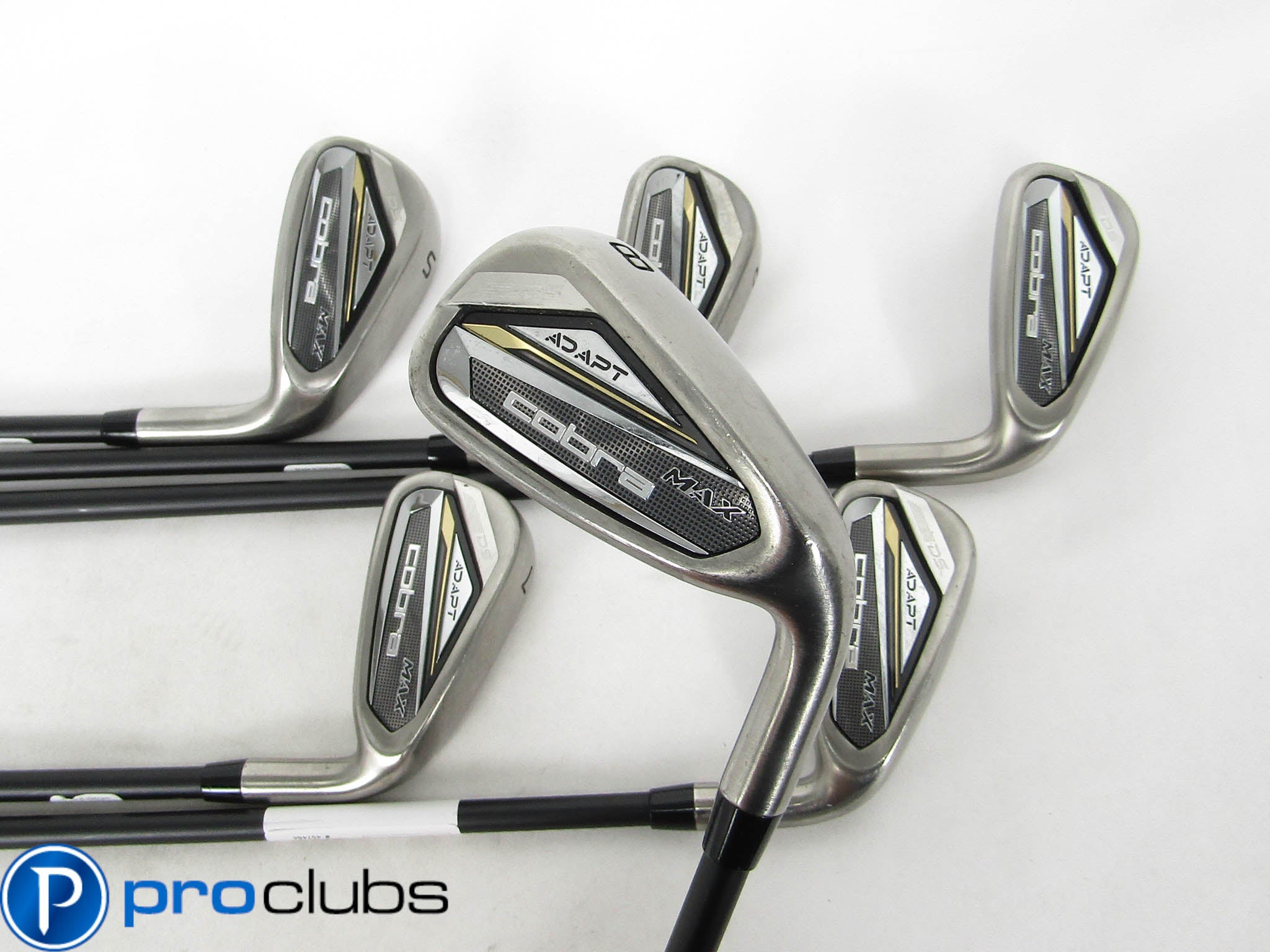 LADIES COBRA DS ADAPT MAX IRONS 6-PW,SW GRAPHITE KBS PGI 55 WOMENS #457464