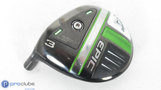 Left Handed Callaway Epic Speed 15* - 3 Wood - Head Only - R/H 363255