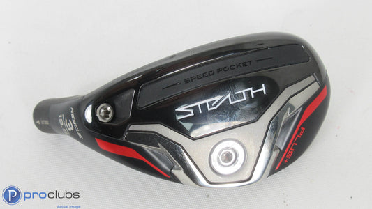 Nice! Left Hand TaylorMade Stealth Plus+ Rescue 19.5* 3 Hybrid Head Only 364613