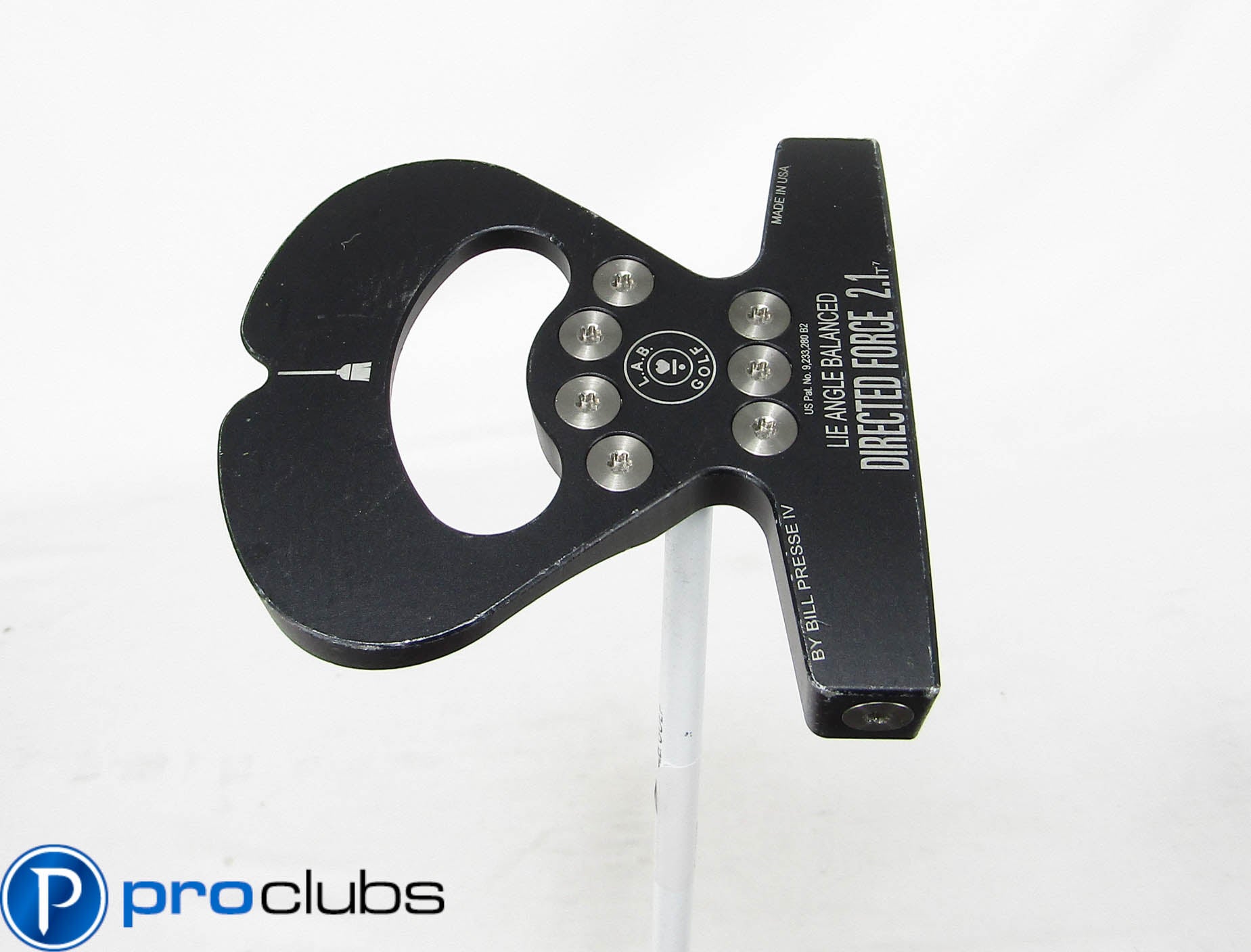 LAB GOLF DIRECTED FORCE 2.1 SWEEPER 79* LIE PUTTER 48" ACCRA SHAFT w/HEADCOVER