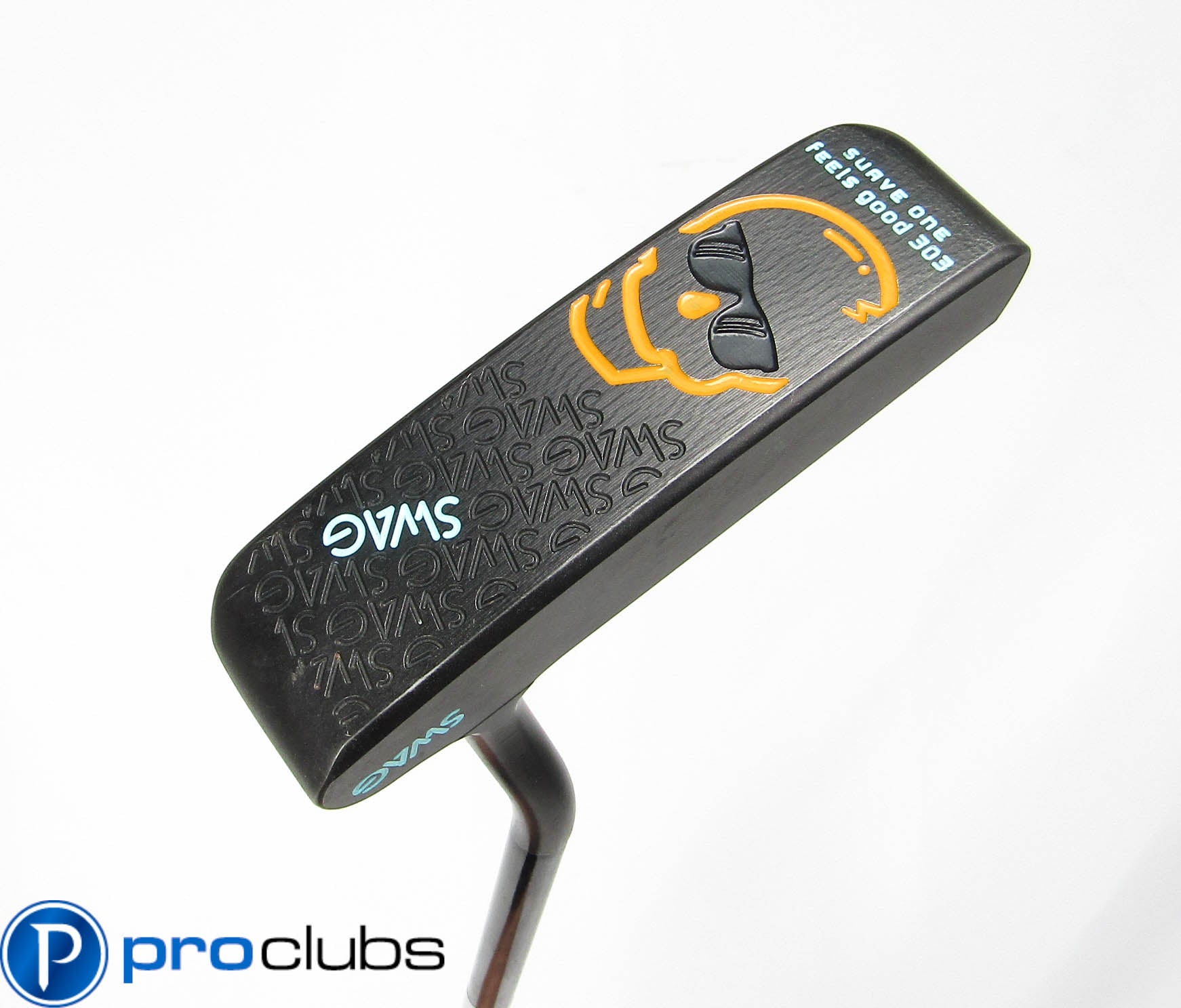 SWAG GOLF CUSTOM SUAVE ONE FEELS GOOD 303 BLACK CARBON PUTTER #462627