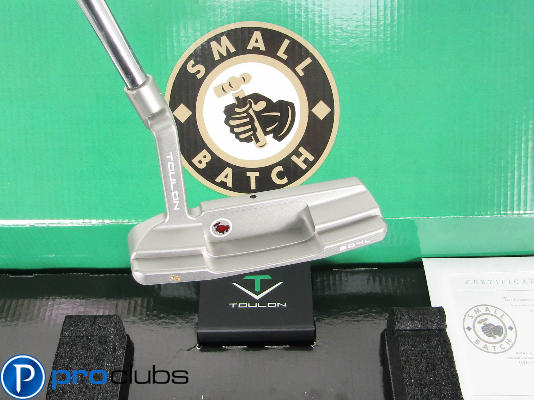 TOULON SMALL BATCH SANTA MONICA PUTTER 35" w/ HEADCOVER & ORIGINAL BOX