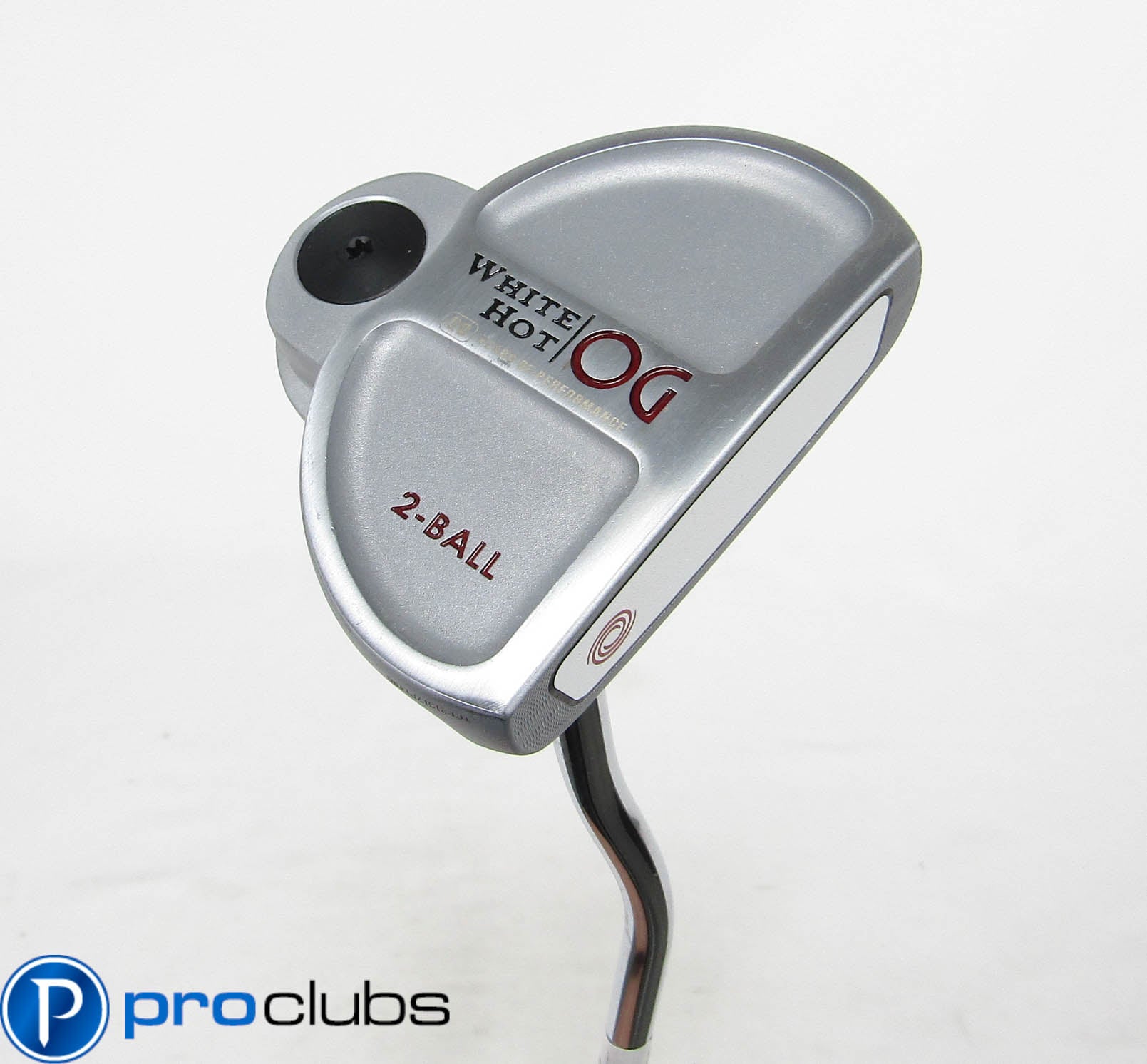 Tour Issue! ODYSSEY WHITE HOT OG 2-BALL DOUBLE BEND PUTTER 34.5" (TC Serial#)