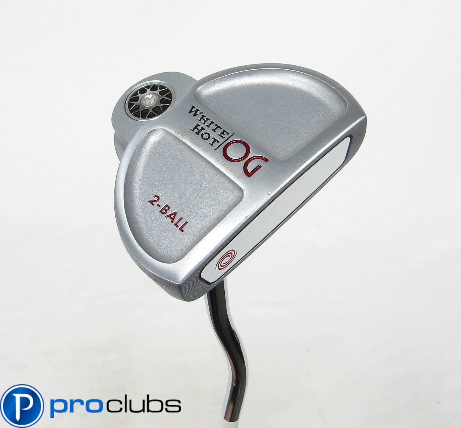 Tour Issue! ODYSSEY WHITE HOT OG 2-BALL DOUBLE BEND PUTTER 34" (TC Serial#)