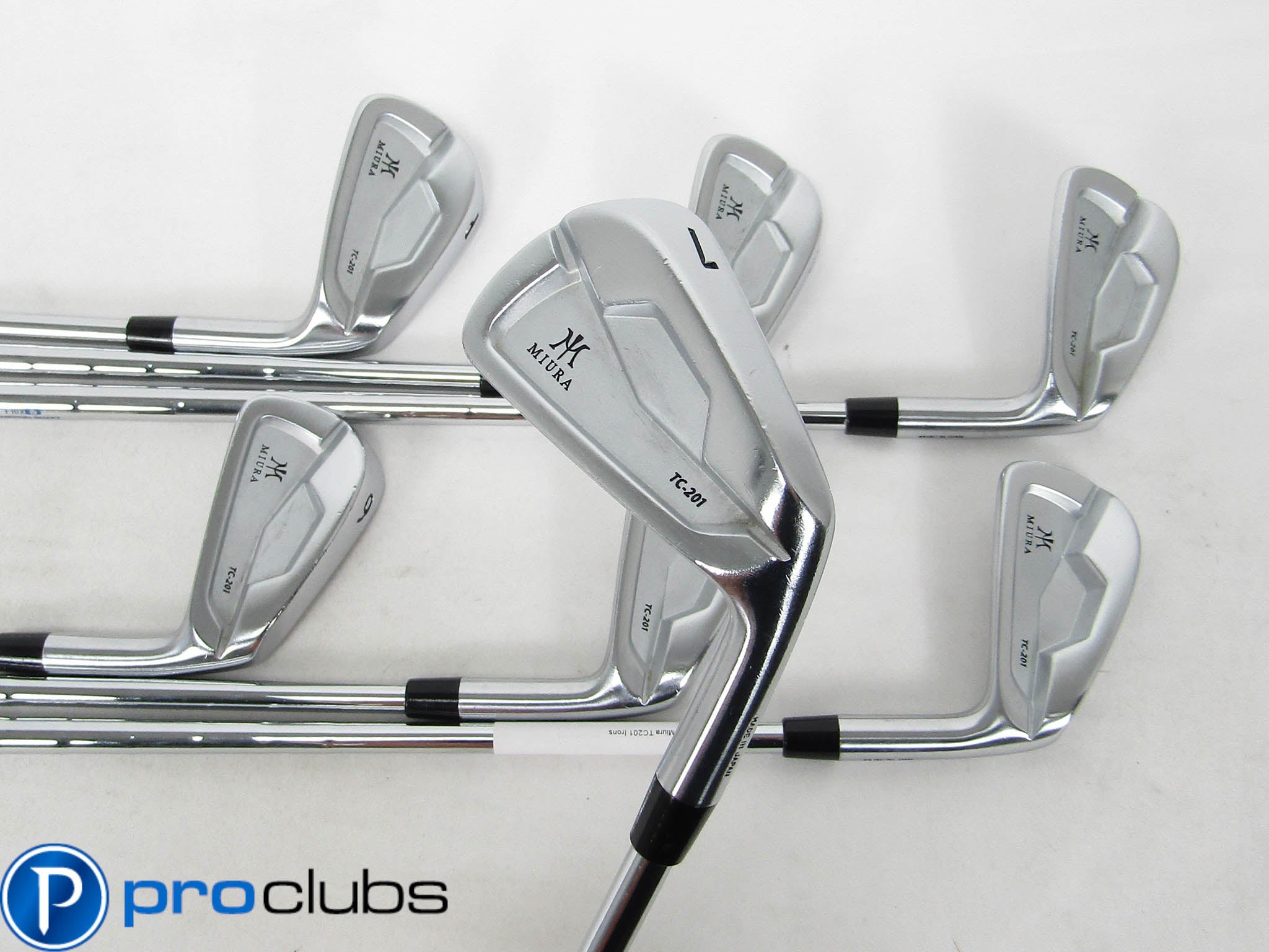 MIURA TC-201 FORGED IRONS 4-PW STEEL NIPPON MODUS3 TOUR 130 STIFF FLEX #460819