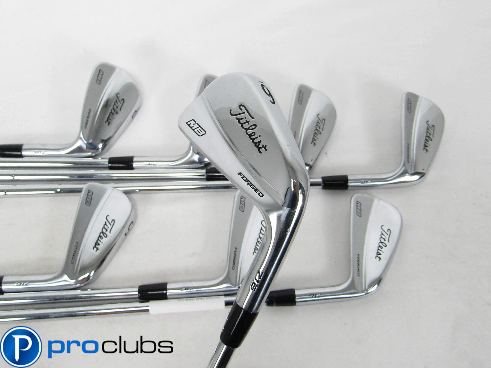 TOUR ISSUE! TITLEIST 716 MB FORGED IRONS 4-PW DYNAMIC GOLD S400 STIFF #460814