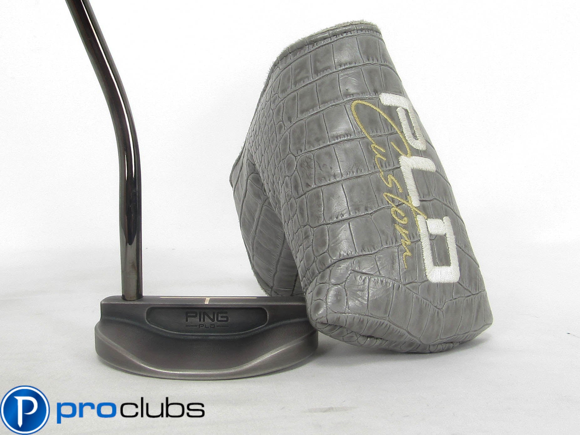 PING PLD CUSTOM PIPER WRX DOUBLE BEND PUTTER w/ HEADCOVER (WRX15448)