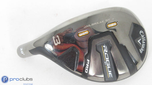 Nice! Left Handed Callaway Rogue ST Pro 20* - 3 Hybrid - Head Only - L/H 366181