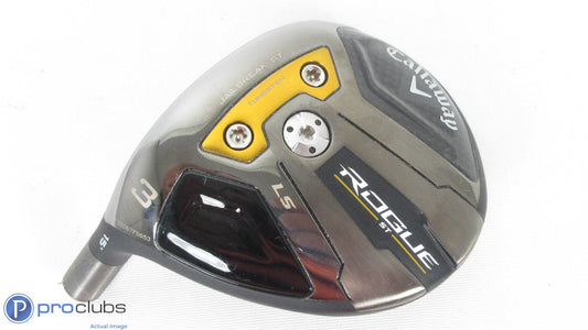 Nice! Left Handed Callaway Rogue ST LS 15* - 3 Wood - Head Only - L/H 366142