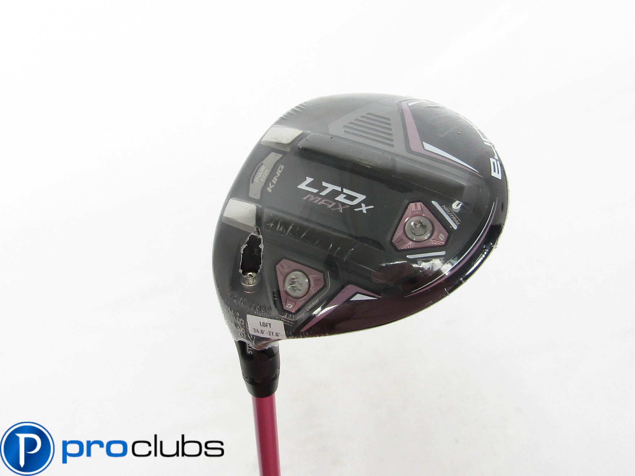NEW Left Handed LADIES COBRA KING LTD MAX 25.5* 7 FAIRWAY WOOD WOMENS #457327