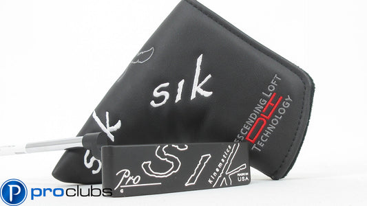 NEW LEFT HANDED SIK PRO C-SERIES BLACK PLUMBERS NECK PUTTER 35" w/HC #368362