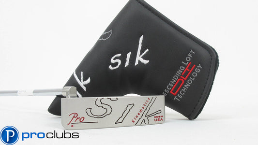 NEW LEFT HANDED SIK PRO C-SERIES PLUMBERS NECK PUTTER 34" w/HEADCOVER #368365