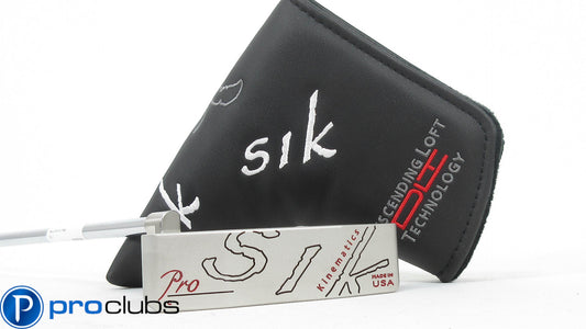 NEW LEFT HANDED SIK PRO C-SERIES PLUMBERS NECK PUTTER 34" w/HEADCOVER #368352