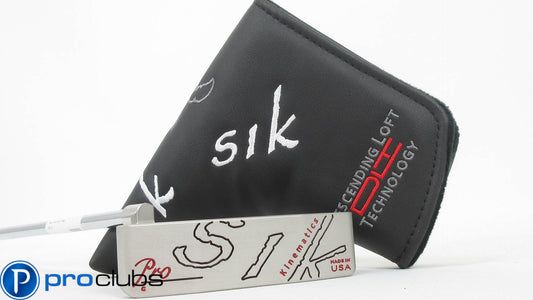 NEW LEFT HANDED SIK PRO C-SERIES PLUMBERS NECK PUTTER 35" w/HEADCOVER #368360