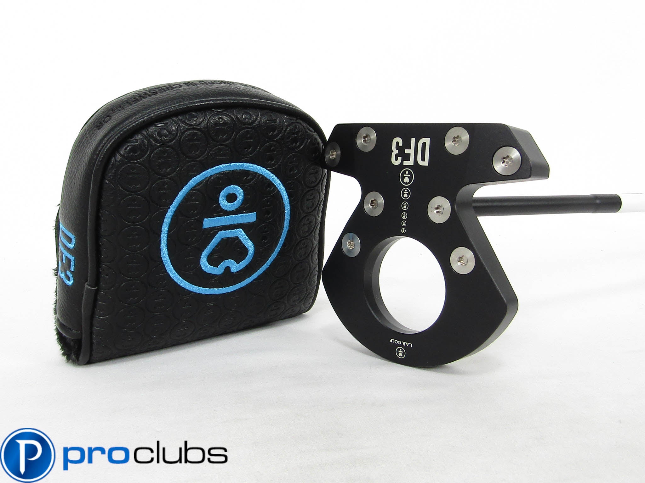 LAB GOLF DF3 (68* LIE) PUTTER 34" BLACK STEEL SHAFT w/HEADCOVER #459815