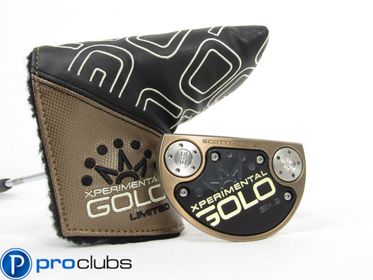 Left Handed SCOTTY CAMERON XPERIMENTAL GOLO 6.2 SIX.2 LIMITED PUTTER w/HEADCOVER