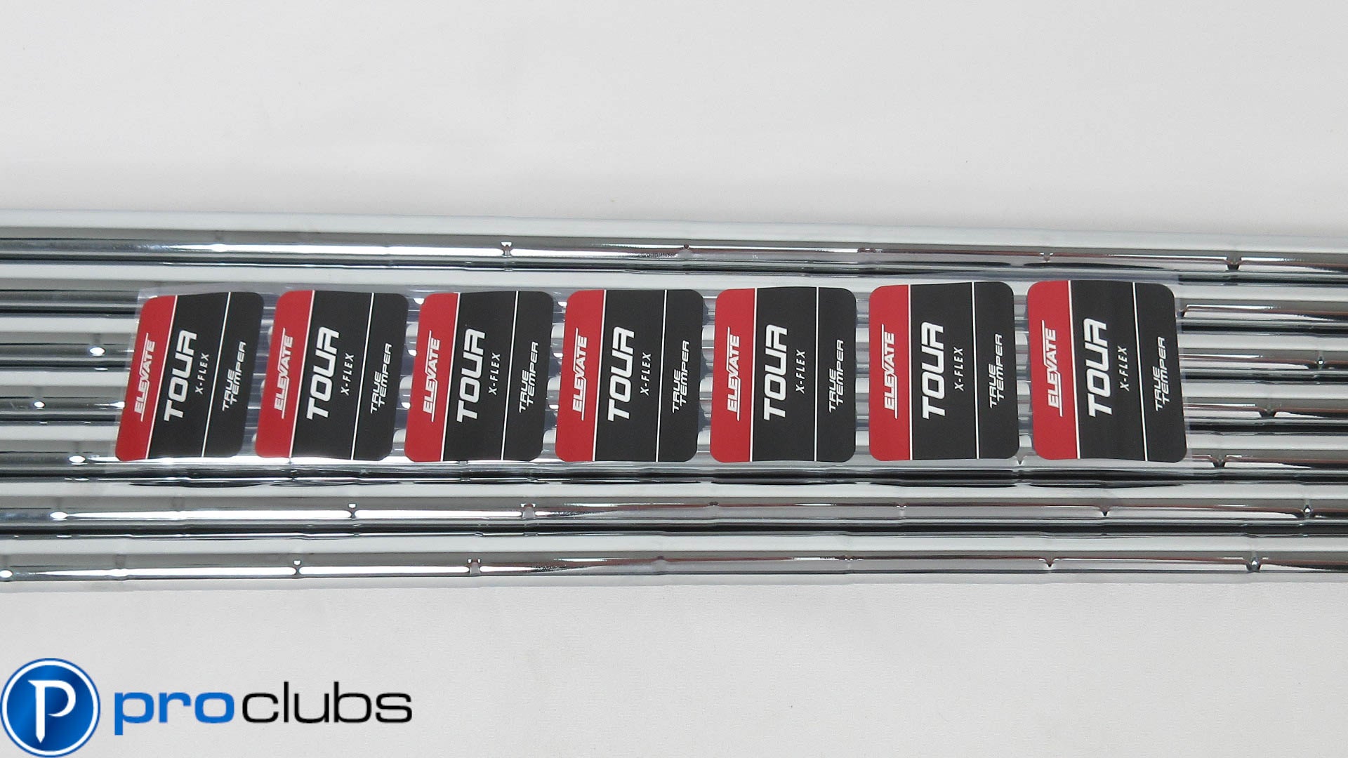 NEW TRUE TEMPER ELEVATE TOUR X-FLEX STEEL IRON SHAFTS 3-PW .355 (No 5 Iron)