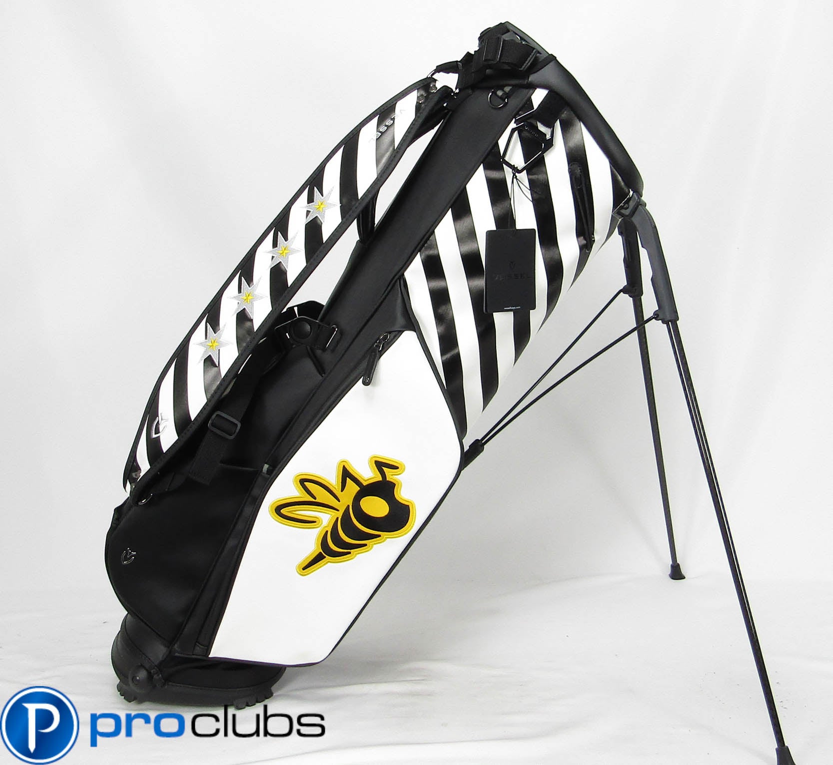 NEW BETTINARDI VESSEL STINGER VLX ZEBRA STRIPE STAND BAG #464448