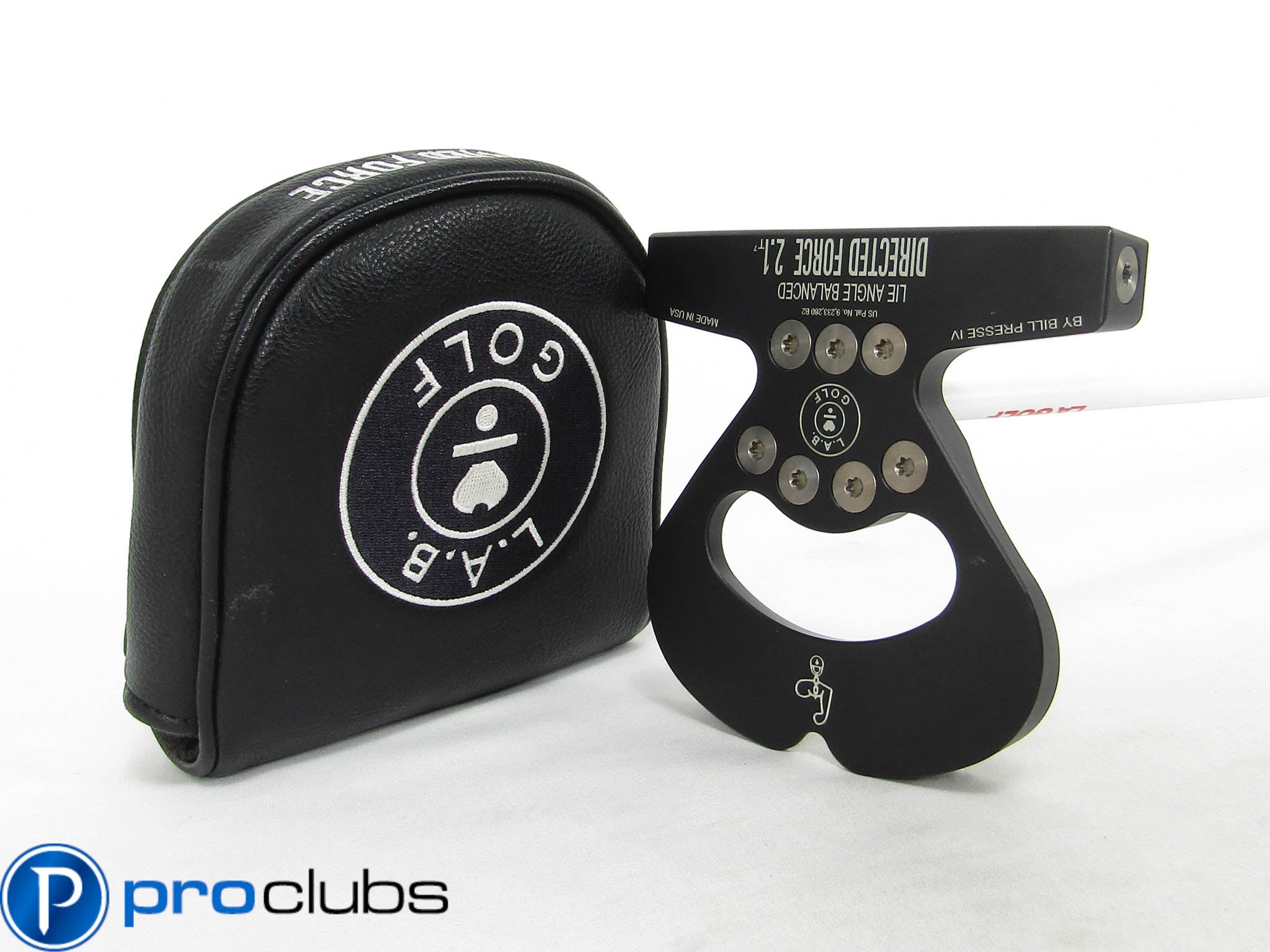 LAB GOLF DIRECTED FORCE 2.1 ARMLOCK PUTTER 43" LA GOLF SHAFT w/HEADCOVER #453710