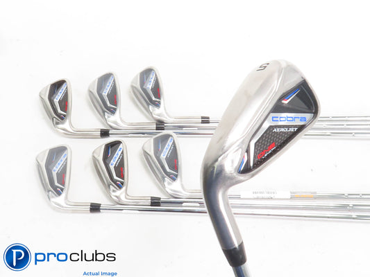 Nice Left Handed Cobra AEROJET ONE Length 5-PW,GW IRON SET - Regular Flex 422850