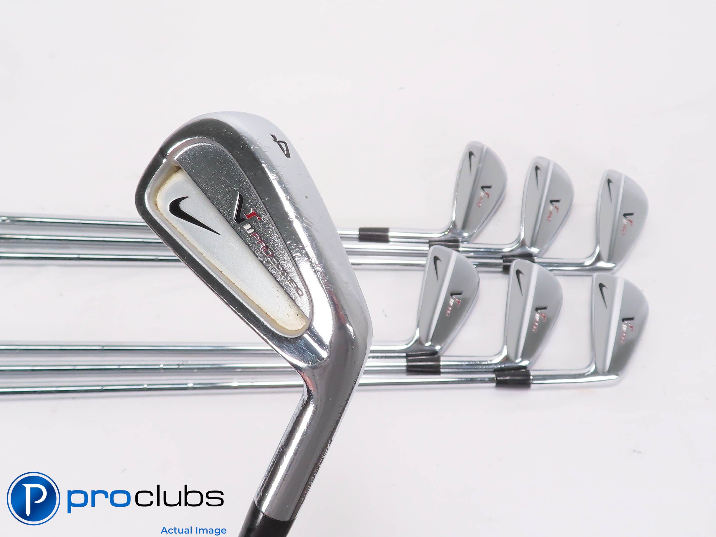 Nike VR II Pro Forged 4-PW IRON SET - Dynalite Gold Stiff Flex Steel 467025