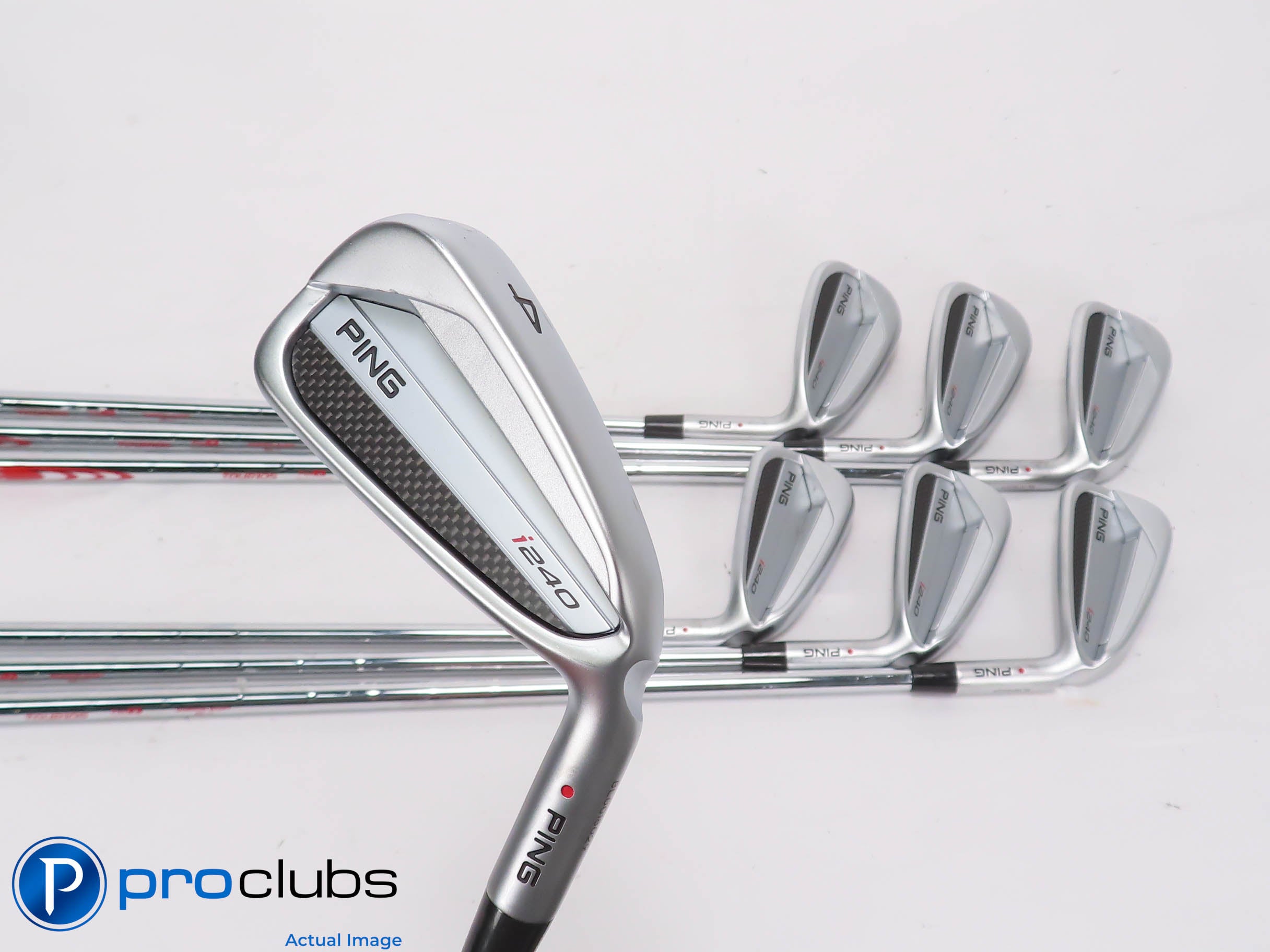 Nice Ping i240 4-PW IRON SET Red Dot - Nippon Modus Tour 105 X-Flex Steel 467029