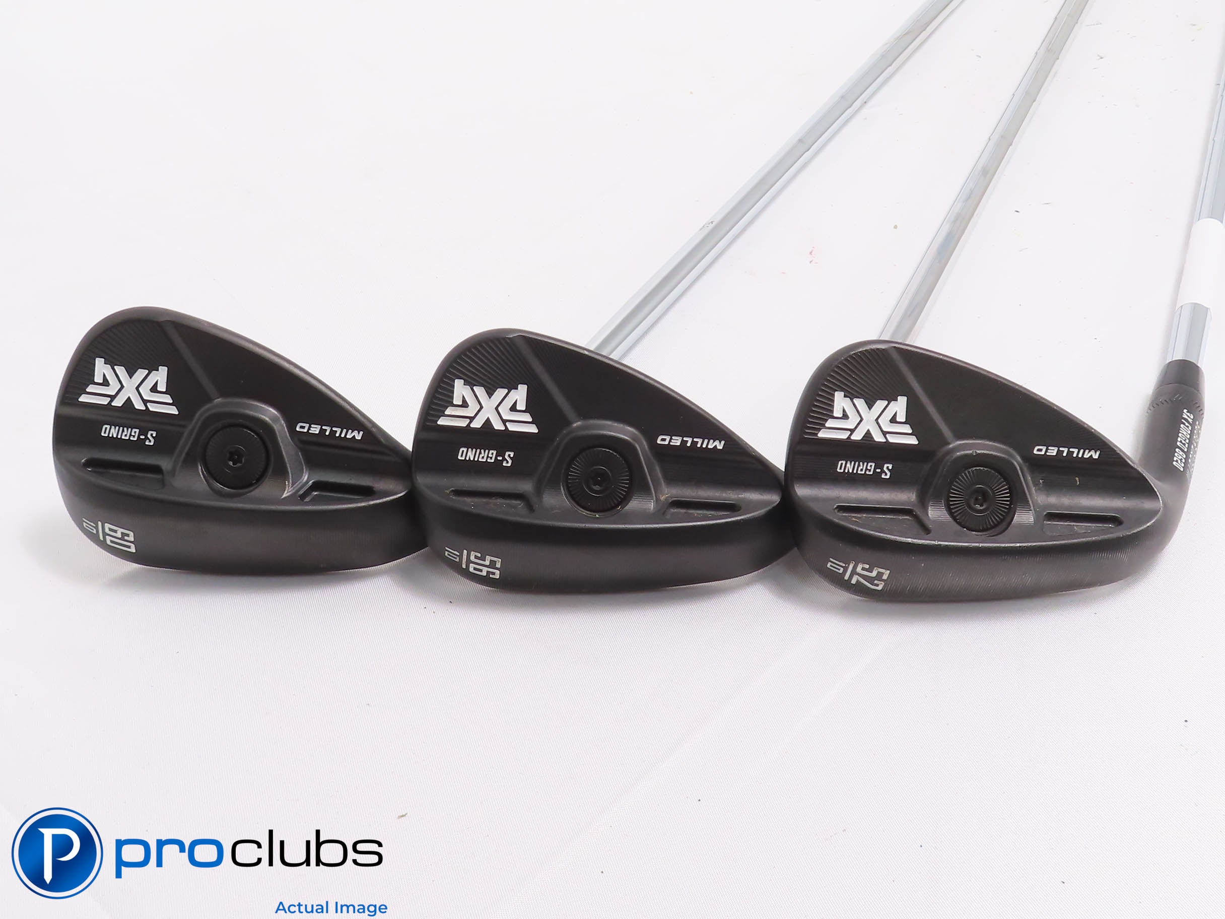 Left Handed PXG Sugar Daddy III Black 52*,56*,60* WEDGE SET - Stiff Flex 466998