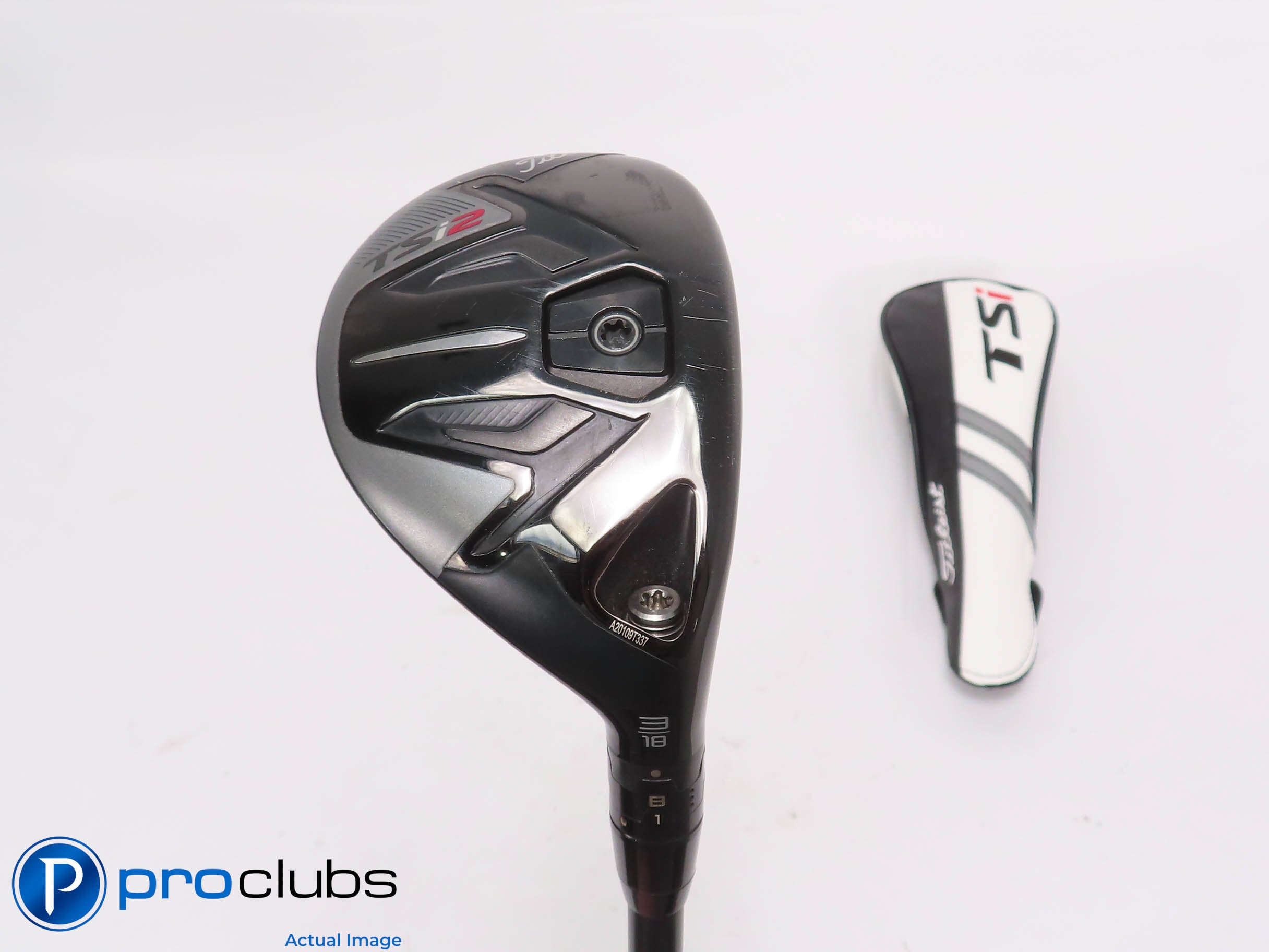 Nice Tour Issue Titleist TSi2 18* 3 HYBRID w/Cover HZRDUS 85g 6.5 X-Flex 467251