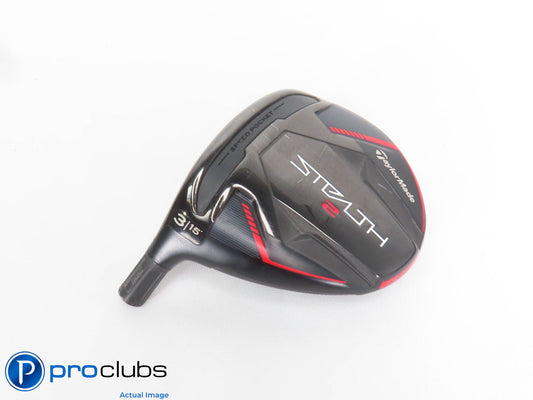 Excellent! Left Handed TaylorMade Stealth2 15* 3 Wood - Head Only - 424833