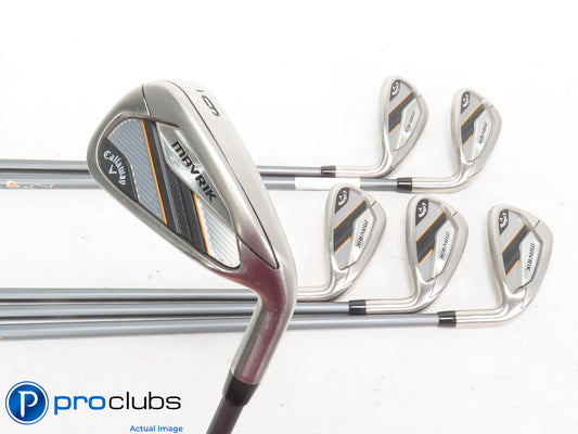 Nice Callaway MAVRIK 6-PW,AW IRON SET - Catalyst 65 Regular Flex Graphite 424489