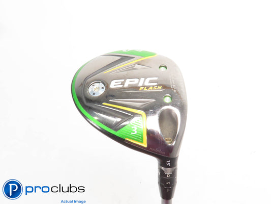 Callaway Epic Flash 15* 3 Wood - Mitsubishi Diamana S+ 50g Regular Flex - 424841